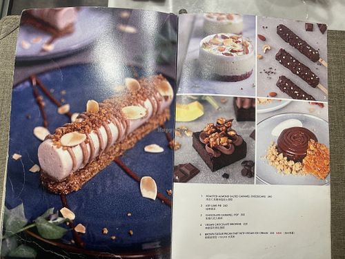  Menu - Desserts 1  at Herbivore - Shin Kong Mitsukoshi in Taipei