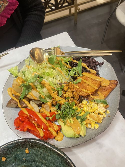 Tex-Mex salad  at Herbivore - Shin Kong Mitsukoshi in Taipei
