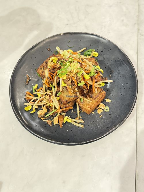 Fried radish cakes  at Herbivore - Shin Kong Mitsukoshi in Taipei