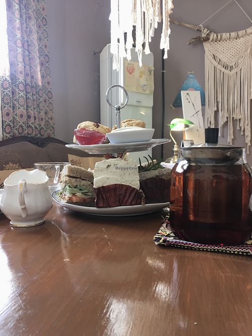 Afternoon tea set (must reserve at least one day in advance, is for 2 people).  at And 유 (Yu) Cafe in Jeju