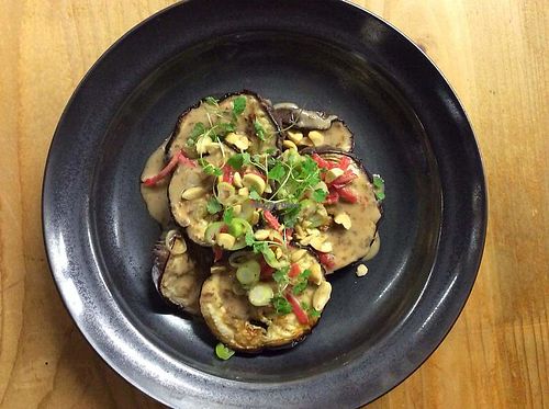 Small plate special (aubergine) at Mr Tanaka's in Hertford