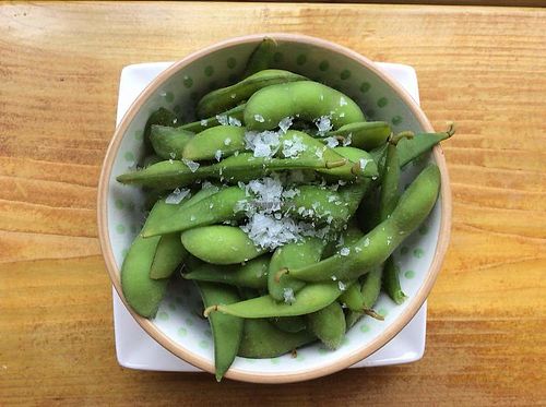 Edmame at Mr Tanaka's in Hertford