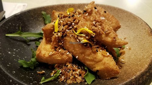 Soft fried tofu at Ooak Kitchen in Culver City