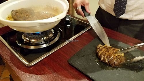 Mushroom steak at Ooak Kitchen in Culver City