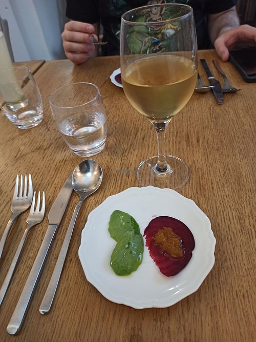 Mise en bouche at La Table de Flore in Rouen