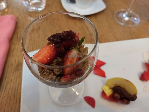 Crumble at La Table de Flore in Rouen