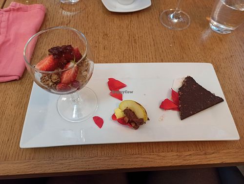 Dessert at La Table de Flore in Rouen