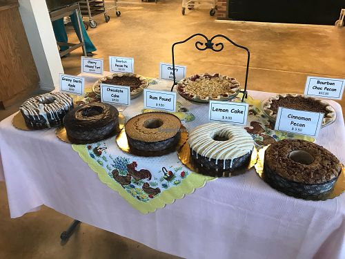 All of the cakes except for the pies and the Rum Pound are Vegan. Nice size and reasonably priced! at BreadHaus in Grapevine