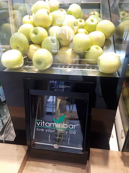 Fruit juice at beGreen in Valencia