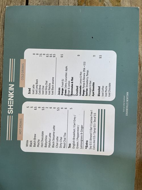   at Shenkin in Enmore