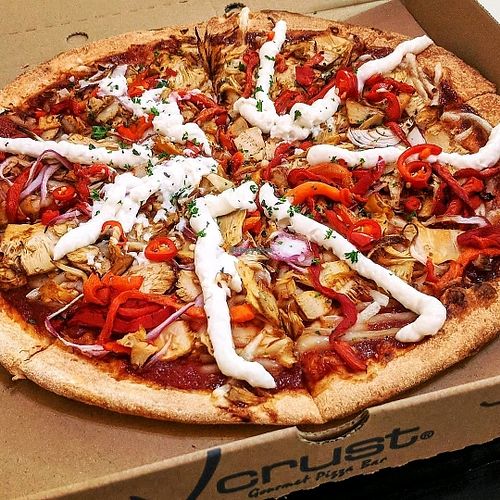 Standard vegan option at Crust Gourmet Pizza Bar in Innaloo