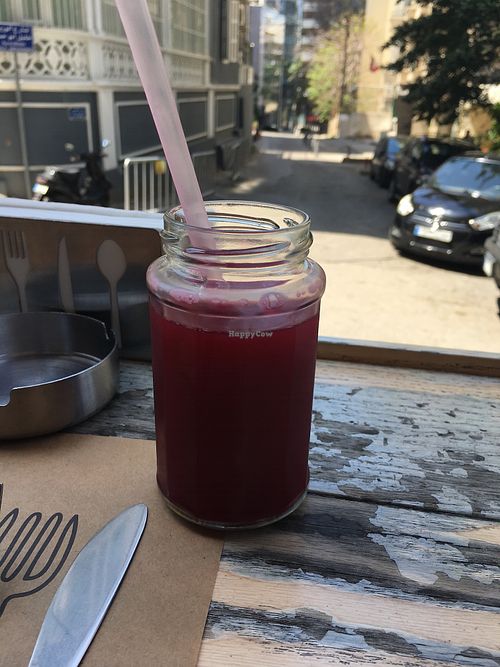 Pomegranate juice  at The Barn in Beirut