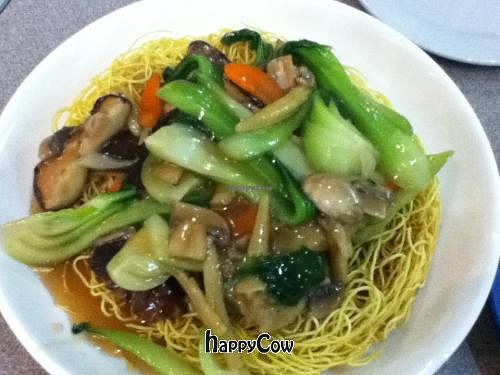 Vegan Chow Mein at Zen-e Lunch Box in Calgary