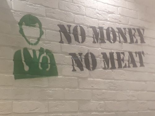 Cool art at Dr Falafels in Cannes