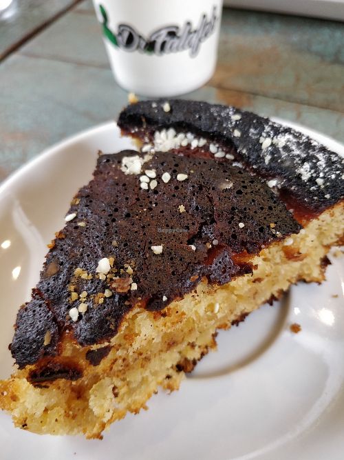 Cake at Dr Falafels in Cannes