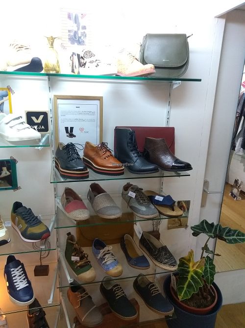 Vegan shoes   at El Market in Lille