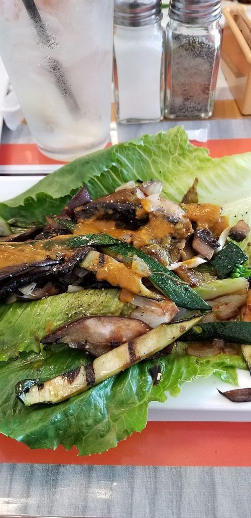 Grilled veggie wrap at Joy Tree in El Paso