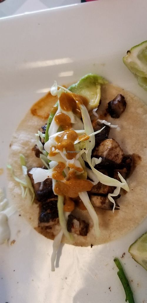 Vegan mushroom tacos at Joy Tree in El Paso