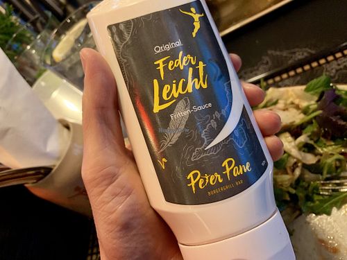 vegan mayo at Peter Pane in Leipzig