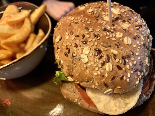 burger at Peter Pane in Leipzig