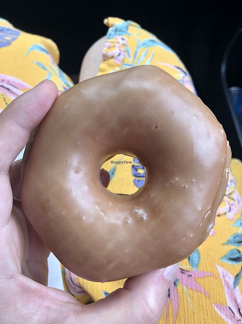 Maple raised donut at Sweet Retreat Donuts in Long Beach