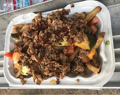 Taco fries  at Evolution Burger - Food Truck in Northridge