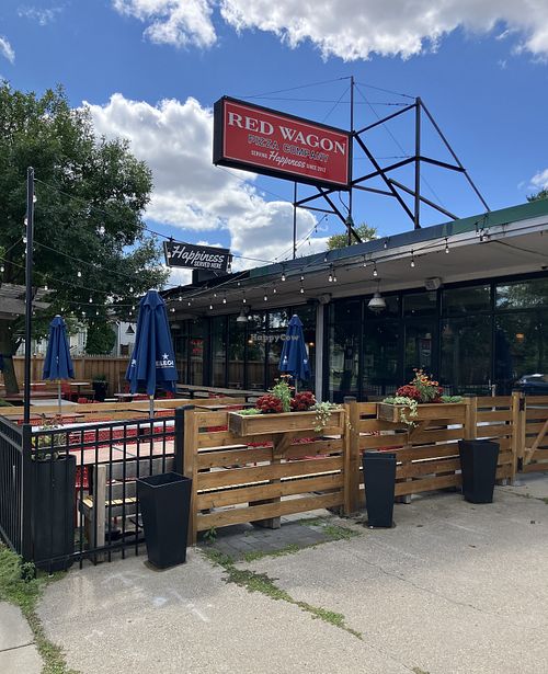 Exterior September 2025 at Red Wagon Pizza Company in Minneapolis