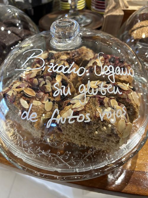 Vegan cake   at Maiatza in San Sebastian