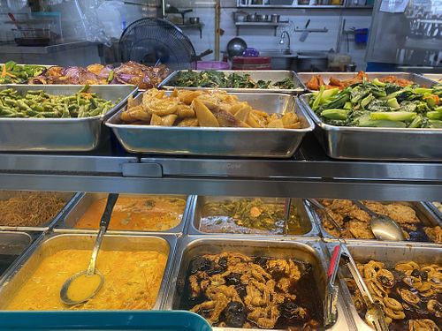 Lunch vegetables  at Xian Yuan 贤缘素食 in Northeast Singapore