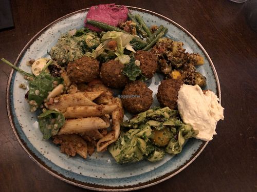 Veggie buffet  at RizRaz - Kannikestraede in Copenhagen