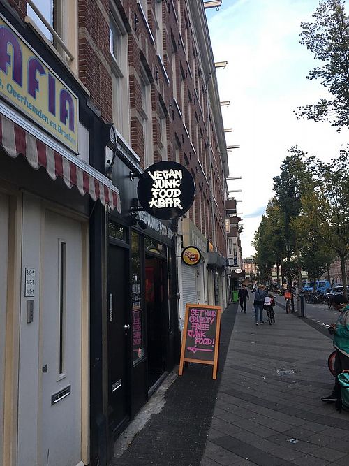 Dappleplein close by at Vegan Junk Food Bar - Eastside in Amsterdam