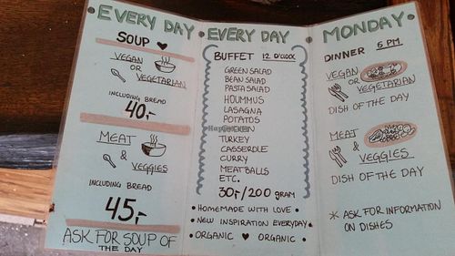 Menu2 at Grønsagen in Copenhagen