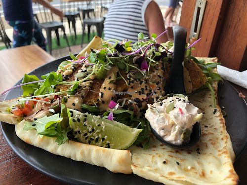 Fritters  at Niche & Co in Tugun