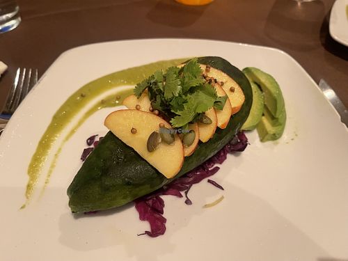 Roasted Poblano “Relleno”  at Stone Hearth Grille in Tropic