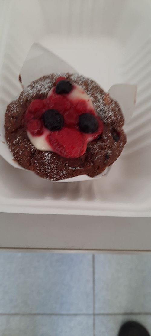 Choc muffin at Ruby Lonesome in Petersham