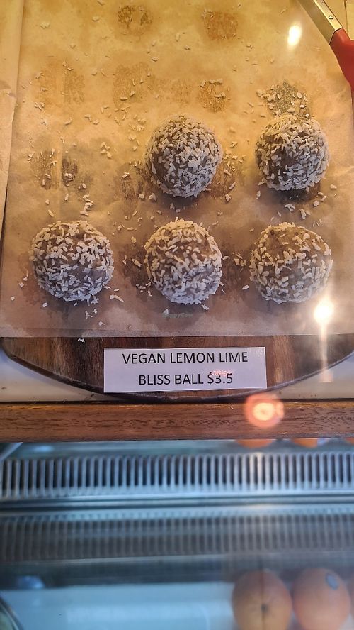 Lemon bliss balls at Organic Cube in Altona North