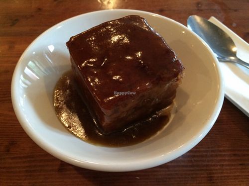 dessert with sticky toffee at The 78 in Glasgow