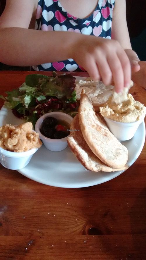 Hummus starter. at The 78 in Glasgow