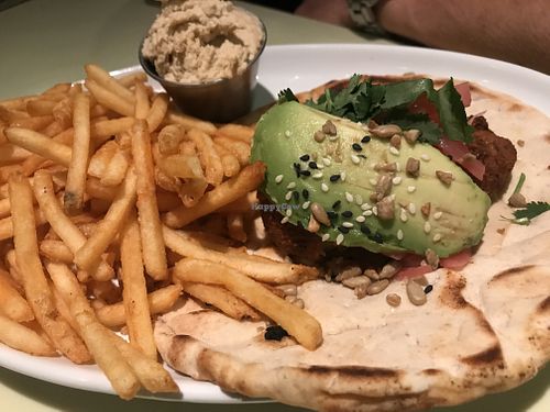 Pita wrap at Sava's in Ann Arbor