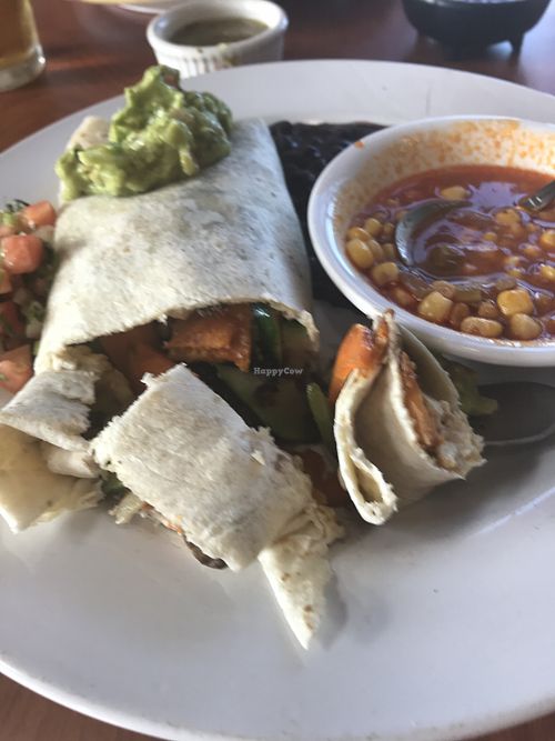 Vegan Burrito  at Tequila Blue Agave in Lincoln City
