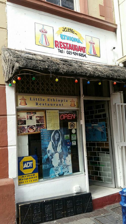 Outside at Little Ethiopia in Cape Town