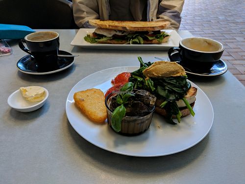 Gotham Vegan breakfast at Gotham in Wellington