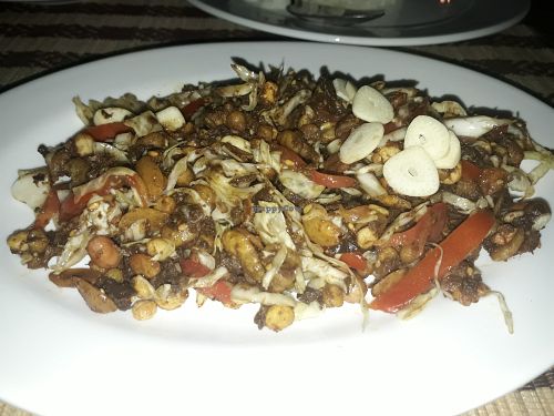 Tea leaf salad at Home Food & Drink in Ngwe Saung