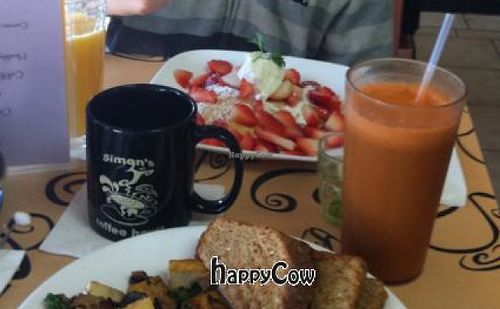 Wonderful breakfast at Simon's!  at Simon's Coffee House in Sarasota