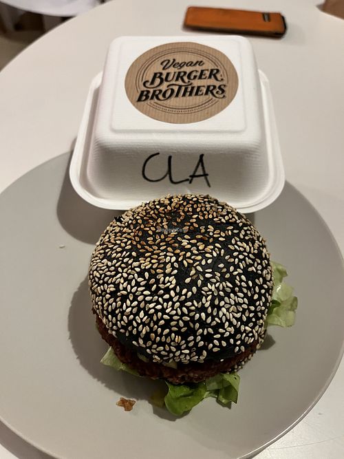   at Vegan Burger Brothers in Amsterdam