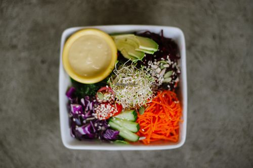 Buddha Bowl at The Green Moustache - Vending Machine in North Vancouver