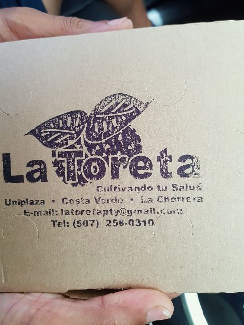 box it came in at La Toreta in Chame