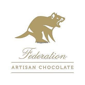 logo at Federation Artisan Chocolate in Taranna