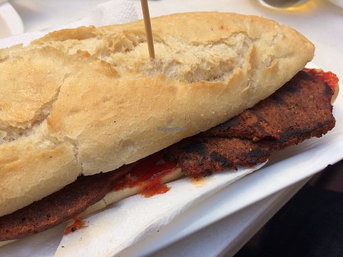 Bocadillo de seitan at Bocatart in Zaragoza