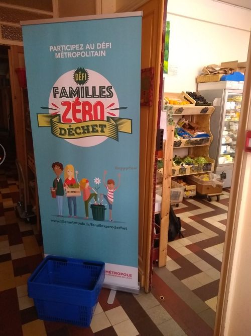 Zero waste family challenge at Robin des Bio in Lille